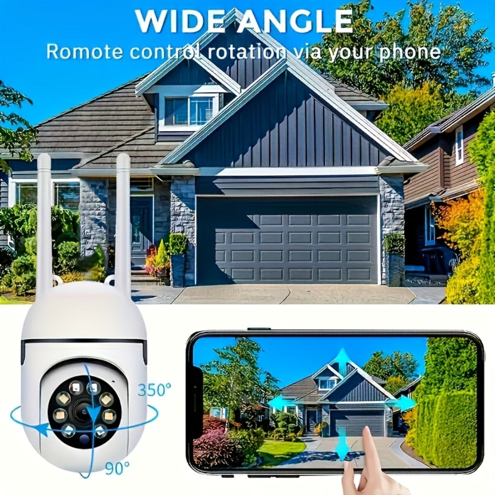 USB Powered Indoor Security Camera 1080P 360° Panoramic WiFi, Two-Way Audio, Motion Detection, SD Card & Cloud Storage – Wireless Home Nanny Baby Pet Monitoring Camera