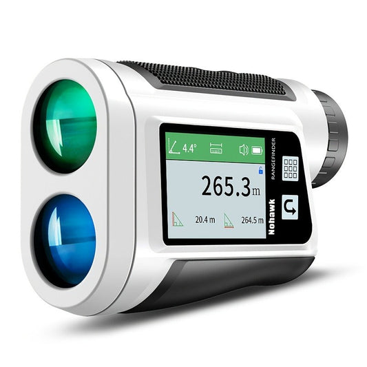 Laser Rangefinder with 1000-Yard Range, English Voice and Color Side Display