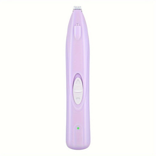 Dog Paw Trimmer with LED Light, USB Rechargeable with Stainless Steel Blades