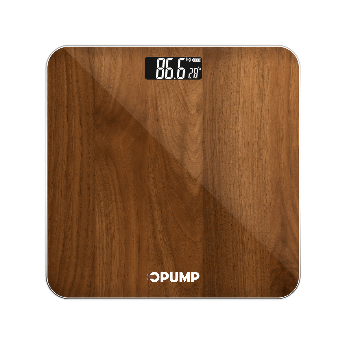 Digital Bathroom Scale High Precision 400 lbs – Electronic Body Weight Scale with Backlit HD LCD Display, kg/lb/st Switchable, Easy Read, Includes Batteries