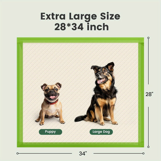 Jumbo Dog Pee Pads with 6-Layer Construction, 50- and 100-Pack Options