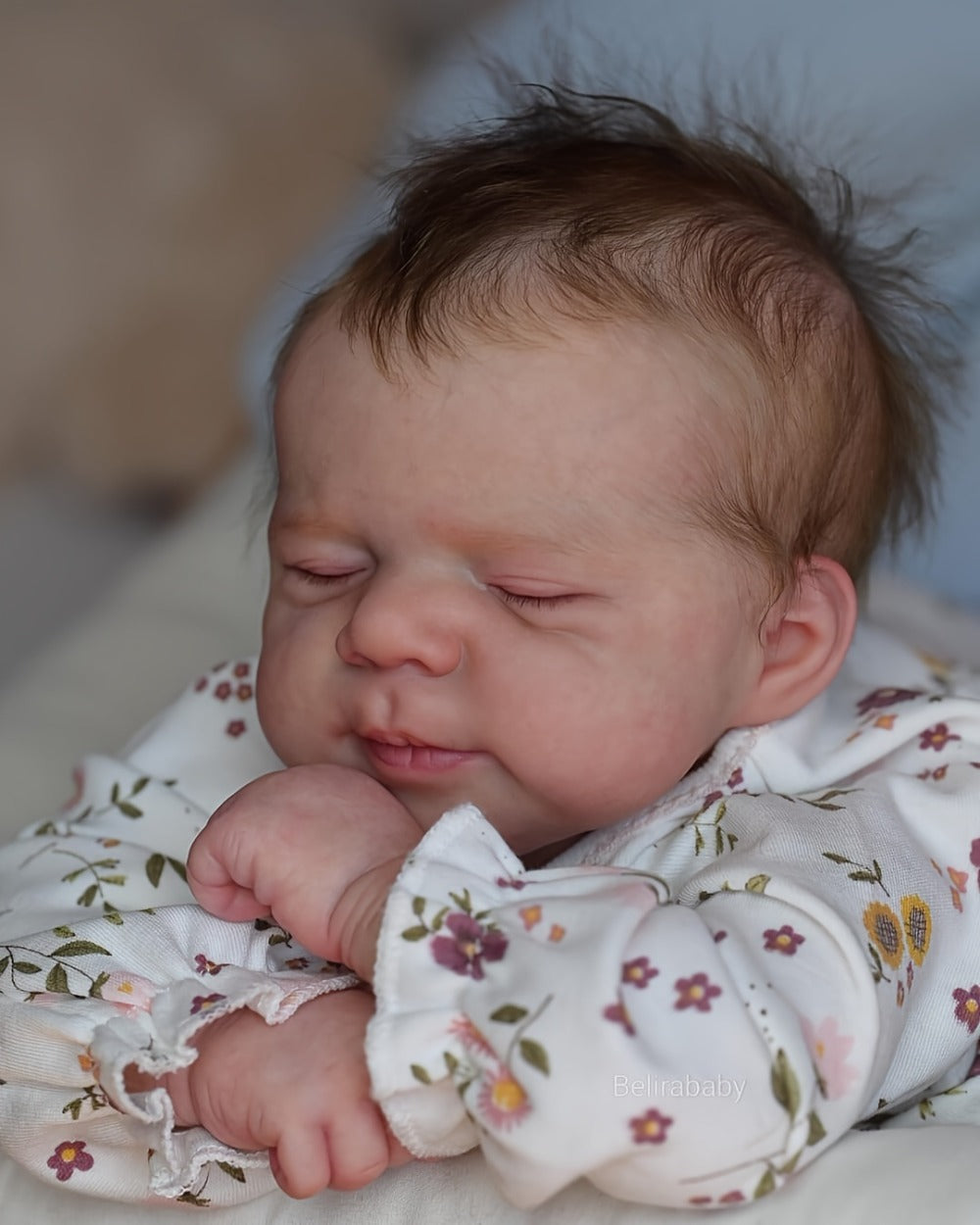 19-Inch Full Vinyl Reborn Baby Doll with Rooted Hair and Accessories