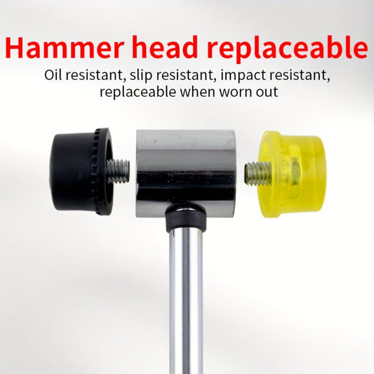 Double-Head Soft-Face Mallet for Installation and Crafts, 25-40 mm Options