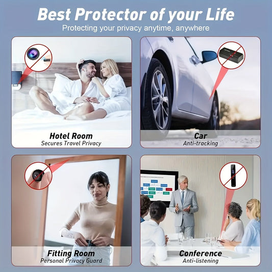 Hidden Camera Detector & Portable RF Signal Scanner for Travel Privacy Checks
