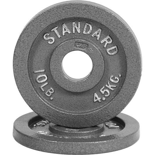 Cast Iron Olympic Weight Plates with 2-Inch Holes, Singles & Sets
