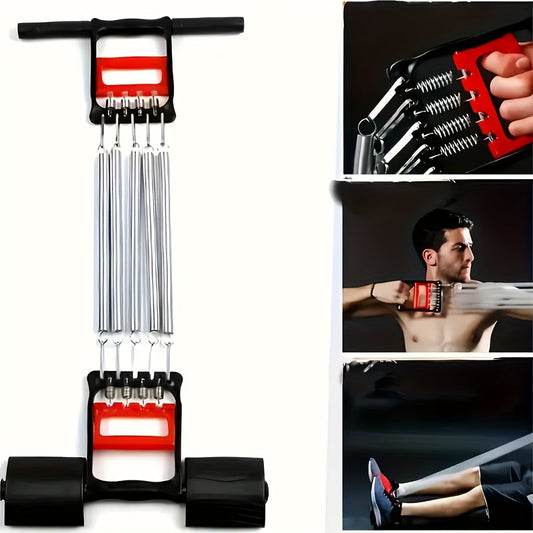 Resistance Band Foot Pedal Puller with Adjustable Tension for Home Workouts
