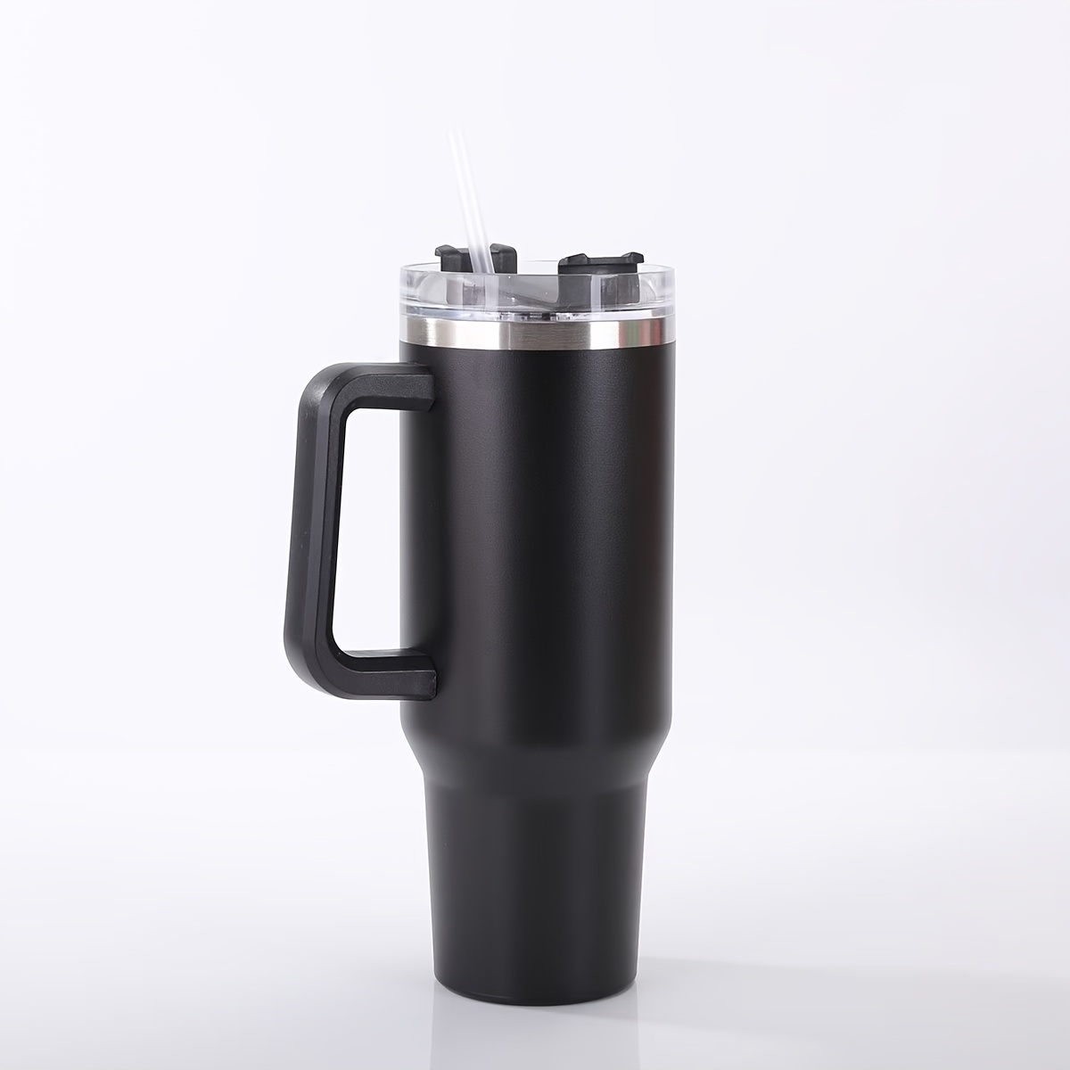 Insulated Tumbler 40oz with Handle & Straw Lid – Double-Wall Vacuum 304 Stainless Steel Travel Cup, Leakproof & Rustproof, Hot & Cold Drinks, 15 Colors, Perfect Gift for Christmas, Travel & Outdoor