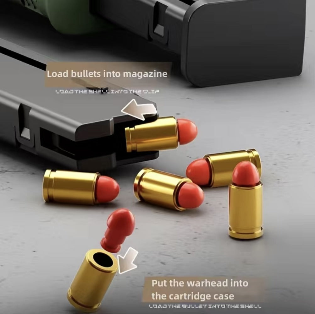 USP Soft Bullet Toy Gun Pistol with Shell Ejecting – Continuous Rapid-Fire Foam Blaster for Boys & Girls, Outdoor Shooting Game, Halloween Thanksgiving Christmas Birthday Gift for Kids Ages 6+