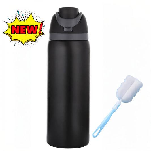 Insulated Water Bottle with Straw, 32 oz 304 Stainless Steel