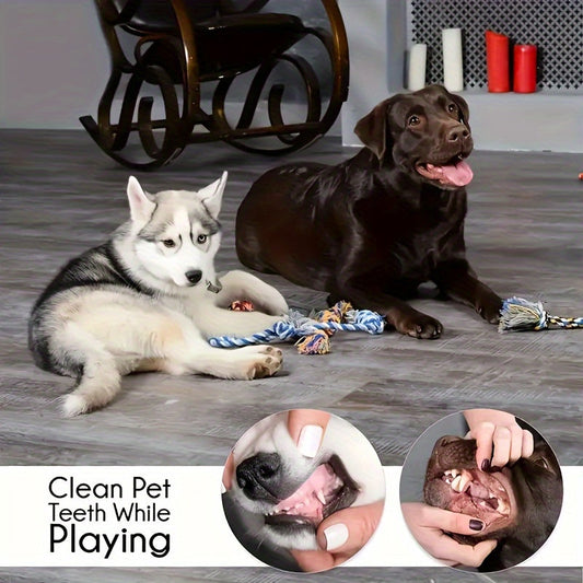 Puppy Play Set, 20 Pieces with Chew Toys, Rope Toys, Balls and Waste Bag Dispenser
