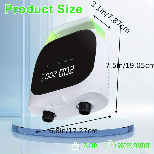 Electric SUP Pump, 20 PSI Paddle Board Air Pump with Inflation and Deflation