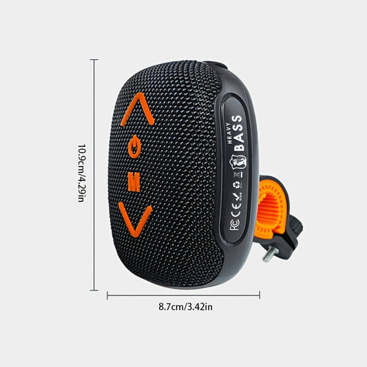 Bluetooth Bike Speaker BASS-17 with 7W Output, IPX5 Rating & Integrated Mount