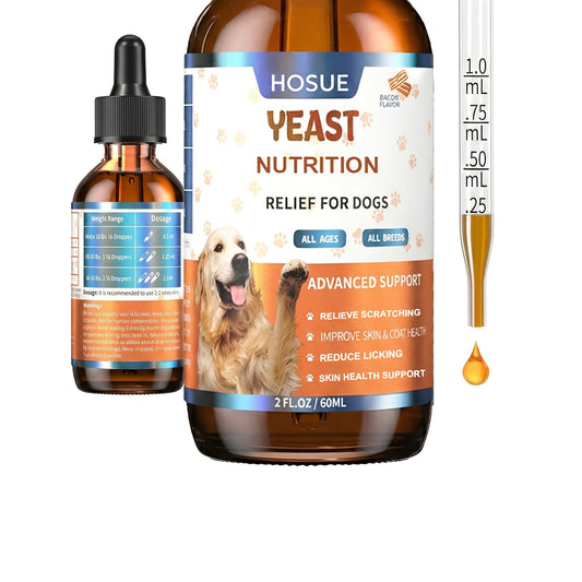 Dog Ear Cleaner Drops, 60 mL for Ear & Topical Skin Care