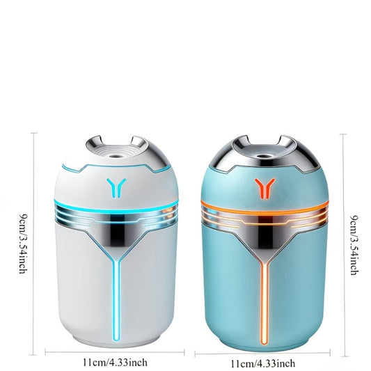 Mini Humidifier 3-Pack with Adjustable Mist and White and Blue Color Combinations