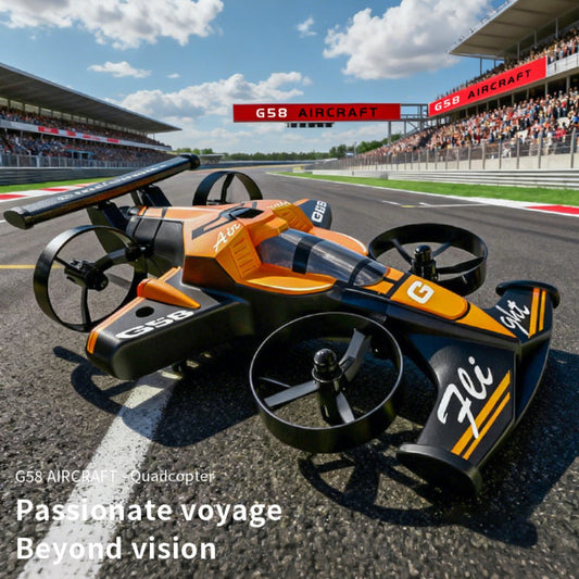 2-in-1 RC Car and Drone Combo with 360° Flips and 2 Batteries