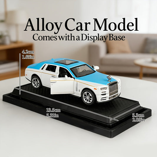 Phantom Die-Cast Model Car, 1:36 Scale with Opening Doors and Three Colors
