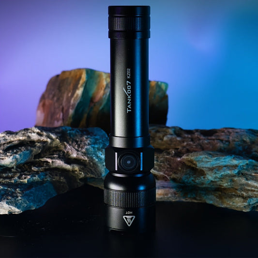 Mini LED Flashlight with 18650 Rechargeable Battery and Adjustable Focus