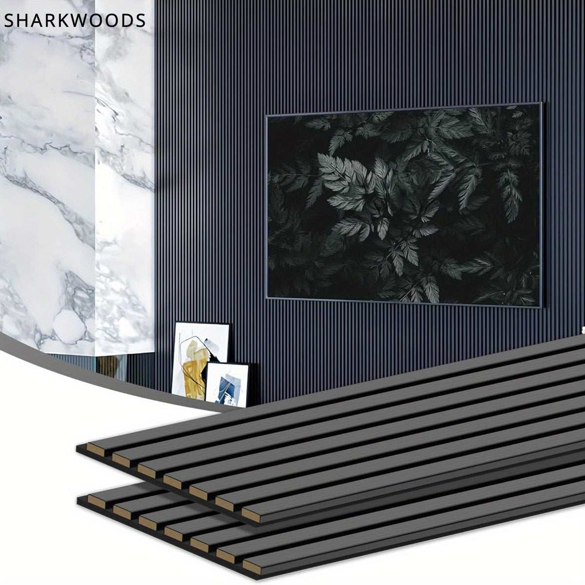 Acoustic Wall Panel shown in the Black option