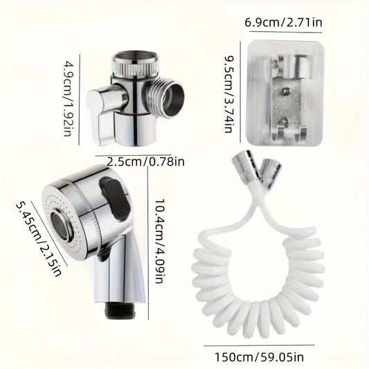 Handheld Shower Head Kit for Sink Hair Washing, Hose and Faucet Adapter