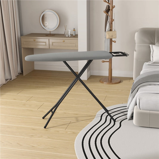 Full-Size Ironing Board, 52 x 14 in, Adjustable and Foldable with Iron Rest