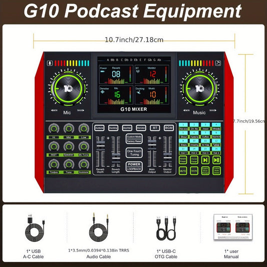 Audio Mixer, USB, Stereo, Sound, Board, Console for Live Sound detail image