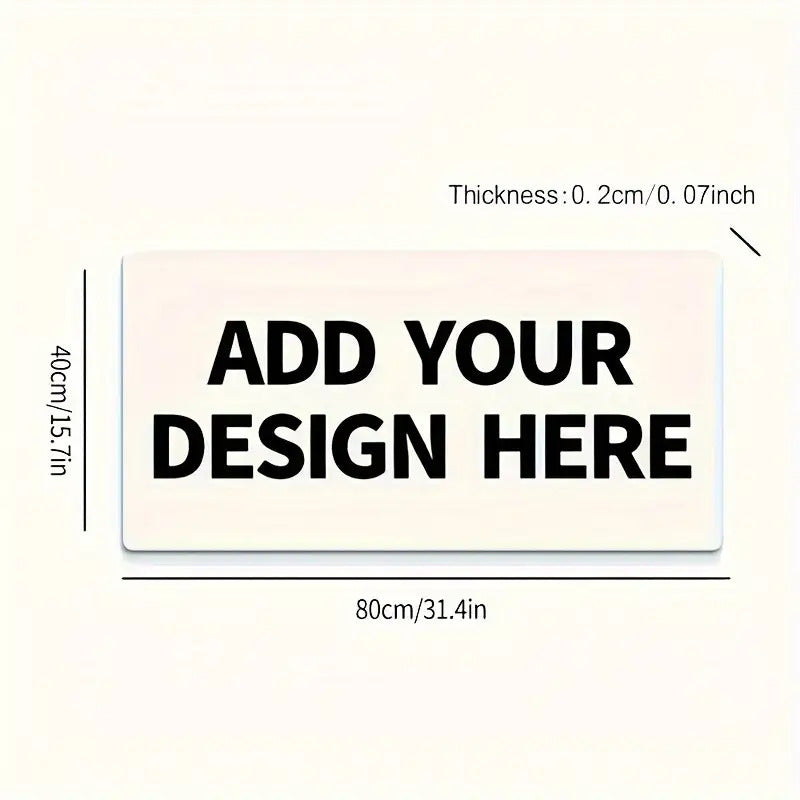 Custom Photo Mouse Pad Large Personalized Desk Mat Print Your Own Image or Text Non-Slip Base Extended Size for Office Gaming Home Unique Gift for Gamers Professionals