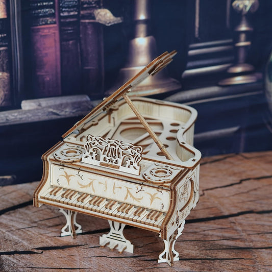 3D Wooden Piano Model Kit – Plywood Puzzle Build for Music Lovers