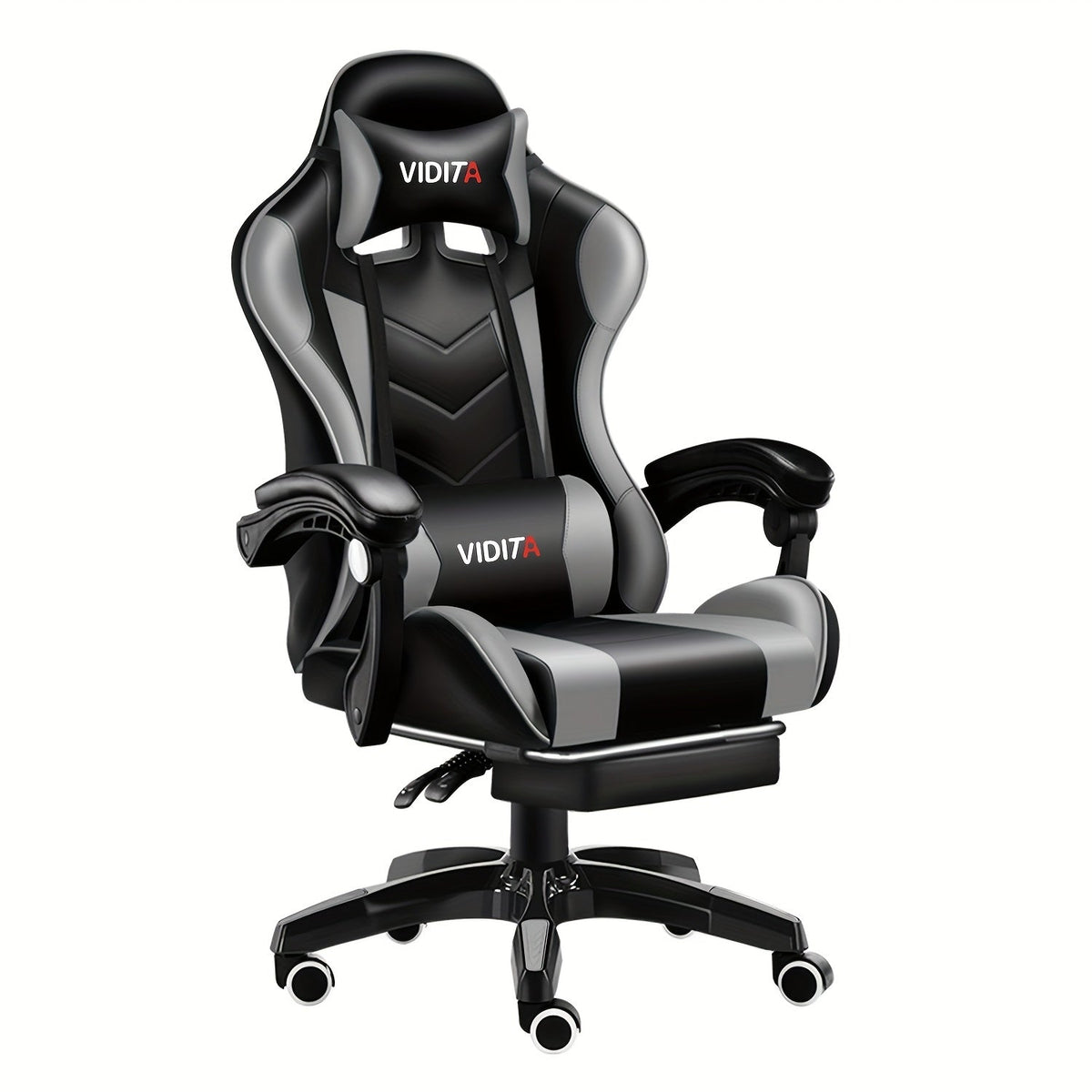 Gaming Chair shown in the Black-Gray option