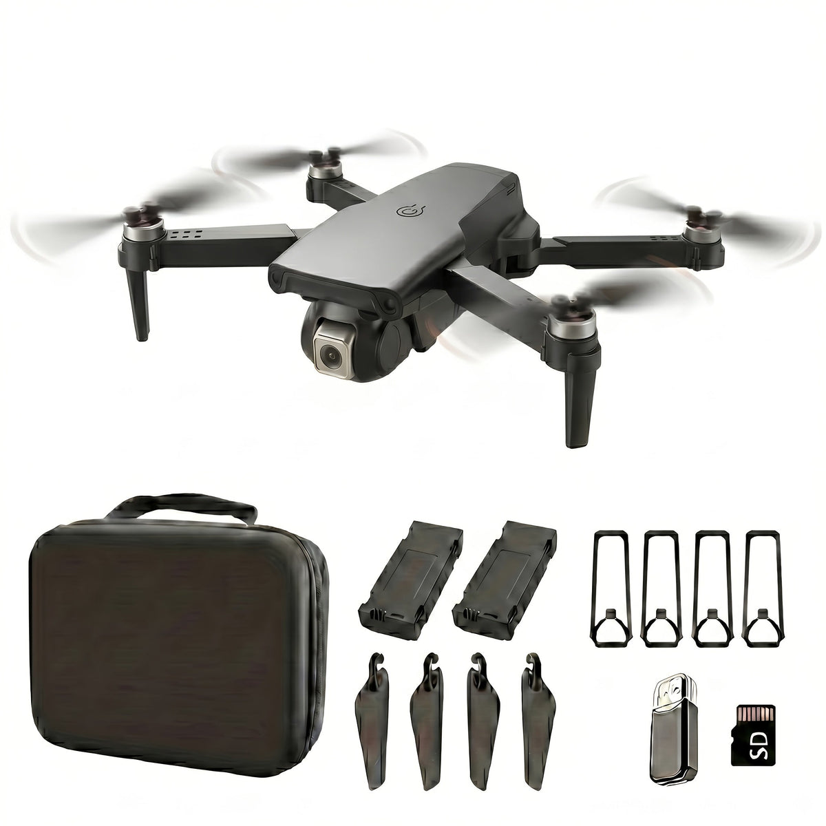 8K Brushless Motor Drone Obstacle Avoidance 2026 Upgraded Foldable Quadcopter 2 Batteries One-Button Return USB Charging Repair Tools | Beginner Adult RC Drone Gift for Kids Boys Girls