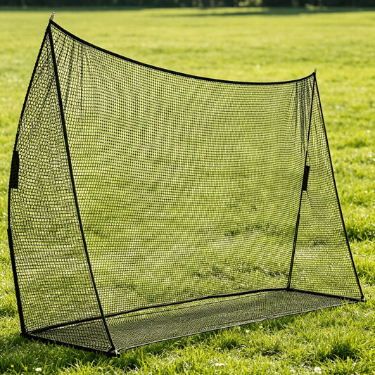 Sports Practice Net with Arch Frame and Carry Bag, Black and Red Options