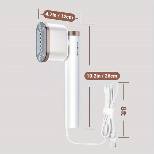 Handheld Garment Steamer 1200W with 15-Second Heat-Up and Dual Steam Settings