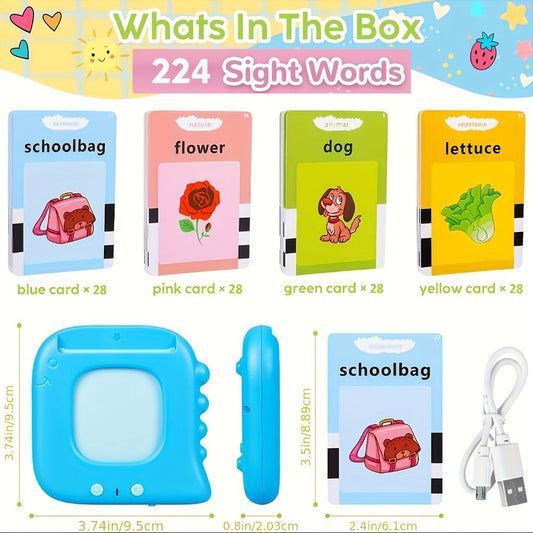 Talking Flash Cards with Audio, 224-, 254- and 510-Word Options
