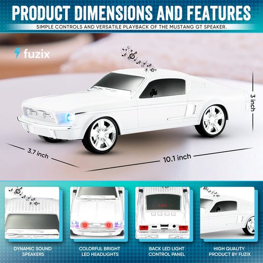 Classic Car Bluetooth Speaker Fuzix WS-1967 with LED Lights & FM Radio