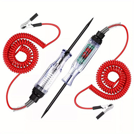 Automotive Circuit Tester Pen Set for 6V, 12V and 24V Systems, Analog and Digital