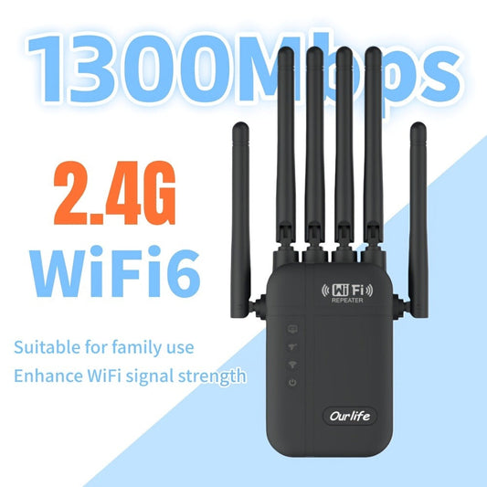 AC1200 WiFi Extender 2-Pack, 1200Mbps Dual Band Signal Booster for Whole Home