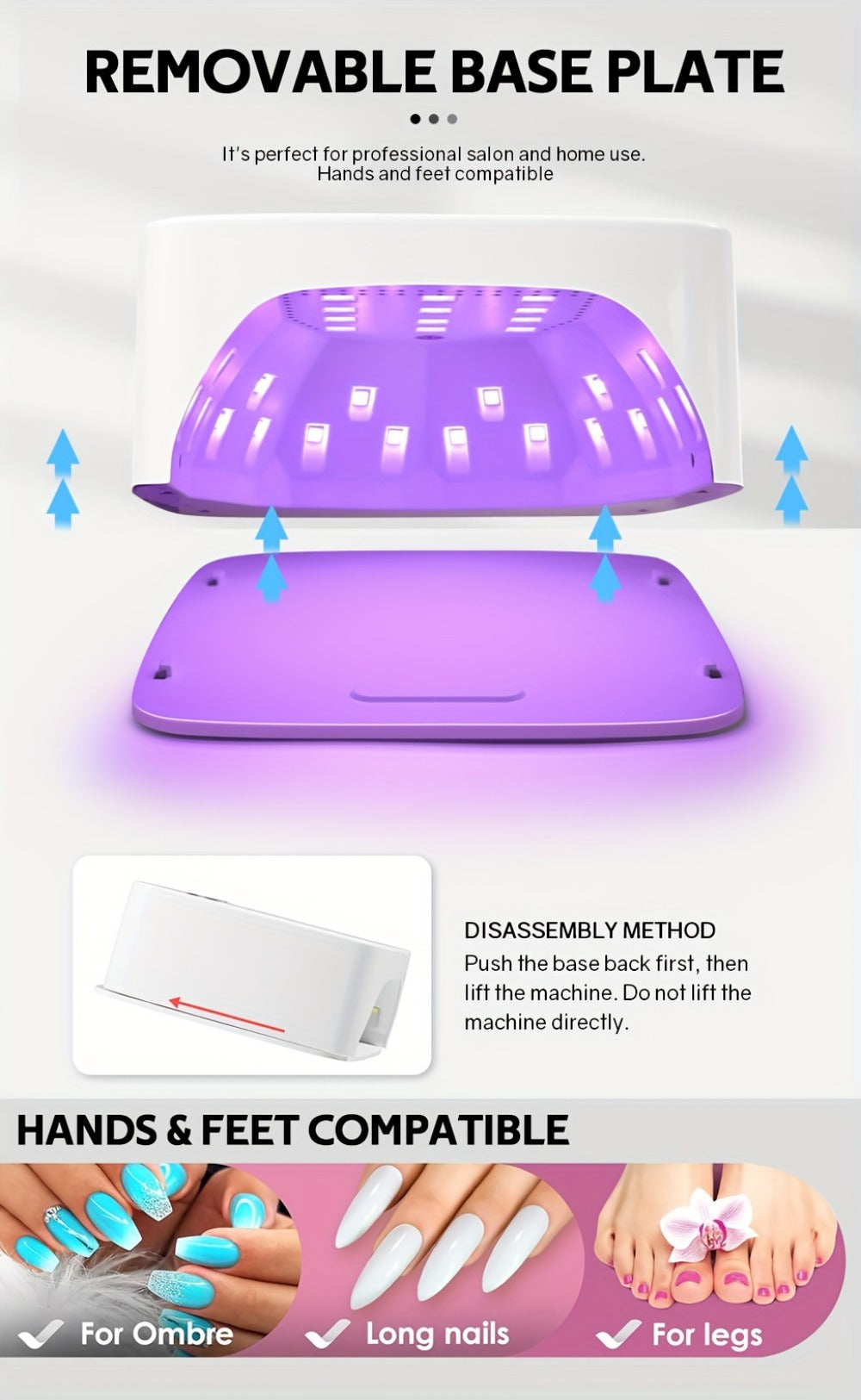 Cordless LED Nail Lamp SUN S10 MAX Rechargeable — 30 LED Lights Auto Sensor 3-Timer LCD Display Professional Gel Nail Dryer for UV Gel Acrylic Base Top Coat, Wireless Nail Light for Salon & Home Manicure