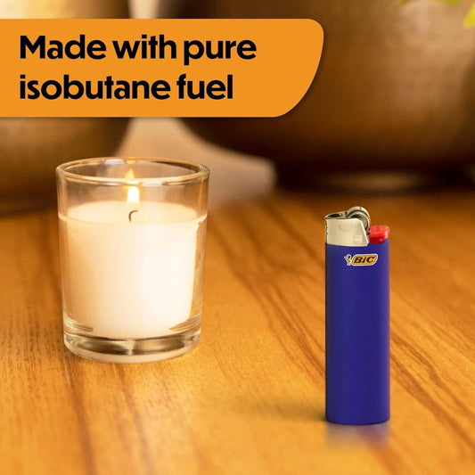 BIC Classic Pocket Lighters, Assorted Colors in 4 to 50 Count Packs
