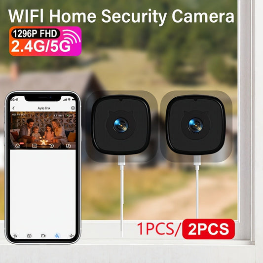 Window Security Camera with 3MP Video, AI Motion Detection & Full-Color Night Vision