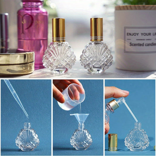 Glass Perfume Atomizer Bottles, 15 ml 20-Pack with 5 Funnels & 5 Pipettes