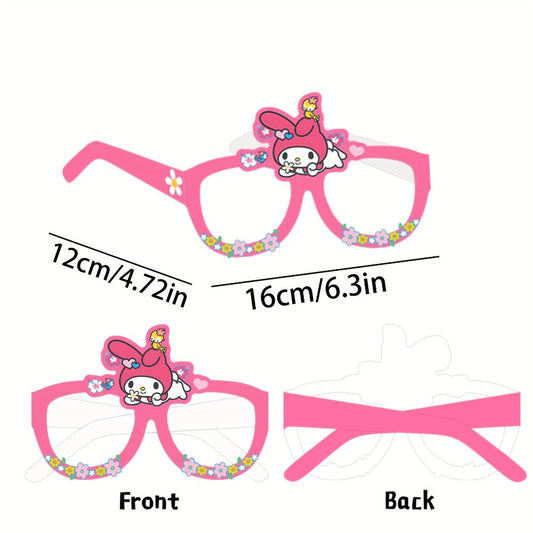 Sanrio Photo Booth Glasses Props, 12-Piece Character Set for Parties