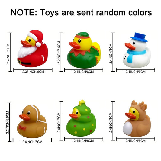 Light-Up Duck Bath Toys with Water-Activated Color-Changing Lights