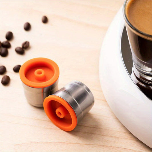 Reusable Coffee Capsule for Illy Y3.2 & X7.1, Stainless Steel with Optional Tamper