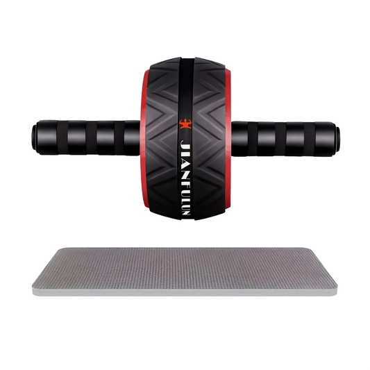 Ab Wheel Roller with Knee Pad for Home Core Workouts, Stainless Steel and PP Options