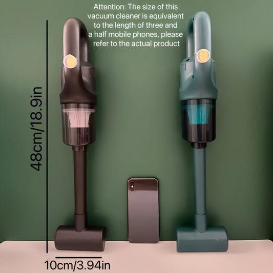 Cordless Handheld Vacuum Cleaner for Home and Car, Black or Green with Basic Options