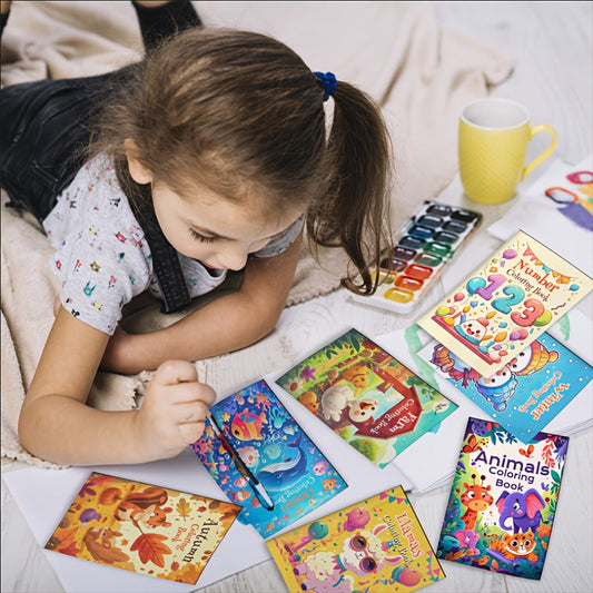 Kids Coloring Books Bulk, 26 Pack, Dinosaur & Animal Designs Party Favors