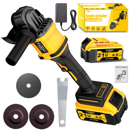 Cordless Angle Grinder for Grinding, Polishing and Rust Removal with Battery Options