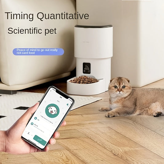 Automatic Pet Feeder with Detachable Washable Parts, General & WiFi Model Options
