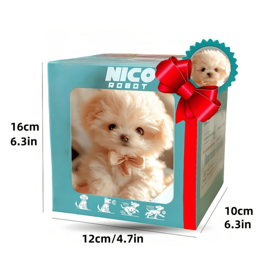 Robot Dog Toy with Walking, Barking and Tail-Wagging Features in White