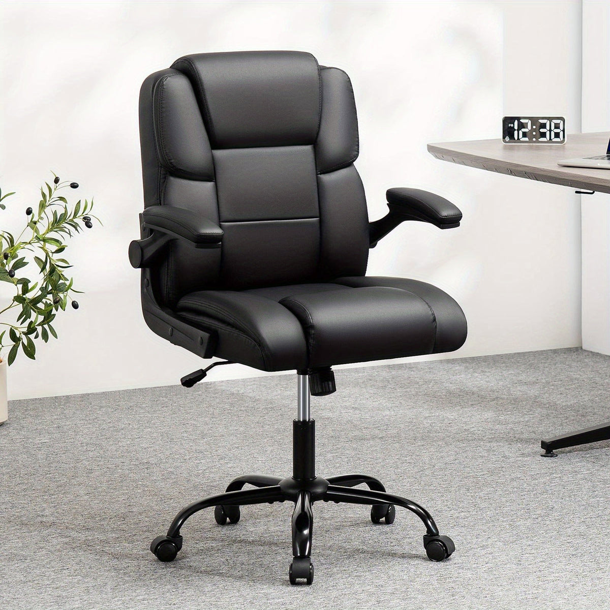 Office Chair shown in the Black-no massage option