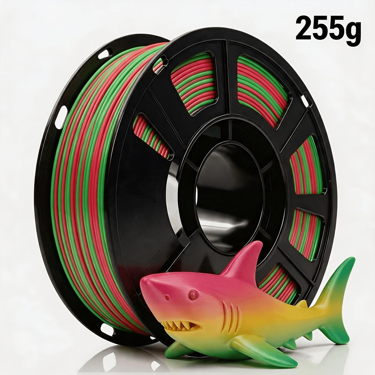 Rainbow PLA Filament 1.75mm Single Dual Triple Color Vacuum Packed – Neatly Wound High Precision ±0.02mm Smooth Printing 0.56lb 0.41lb | Rainbow Gradient PLA Spool for FDM 3D Printers Hobbyists